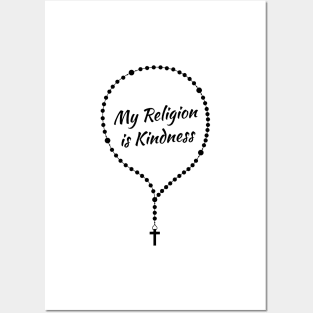 'My Religion Is Kindness' Radical Kindness Shirt Posters and Art